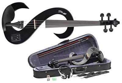 Stagg EVN 4/4 BK elektrische viool zwart