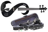 Stagg EVN 4/4 BK elektrische viool zwart - thumbnail