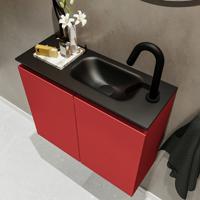 MONDIAZ TURE 60cm toiletmeubel fire. EDEN wastafel urban rechts 1 kraangat - thumbnail