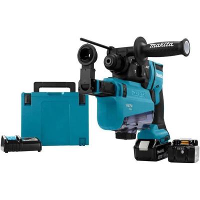 Makita DHR182TWJU Accu combihamer SDS-Plus 1,7J + stofafzuiging AWS 18V 5.0Ah in Mbox