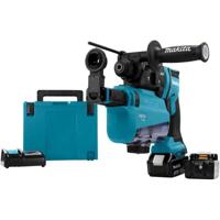 Makita DHR182TWJU Accu combihamer SDS-Plus 1,7J + stofafzuiging AWS 18V 5.0Ah in Mbox - thumbnail