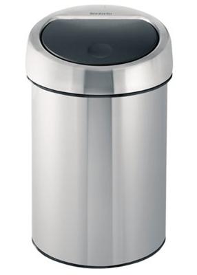Brabantia touch bin wandafvalemmer 3 liter matt steel fingerprint proof Brabantia touch bin wandafvalemmer 3 liter matt steel fingerprint proof