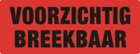 Waarschuwingsetiket IEZZY voorzichtig breekbaar 130mmx50mm 500 stuks - thumbnail