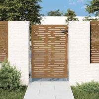 VidaXL Poort 85x125 cm vierkant cortenstaal - thumbnail