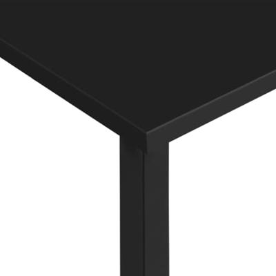 VidaXL Computerbureau 105x50x72 cm mdf en metaal zwart