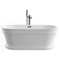 Vrijstaand Ligbad Creavit Antik 160x79 cm Acryl met Waste Wit - thumbnail
