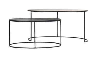 Light & Living Bijzettafel 'Paxson' Set van 2 stuks, kleur Antiek Brons Light & Living Bijzettafel 'Paxson' Set van 2 stuks, kleur Antiek Brons