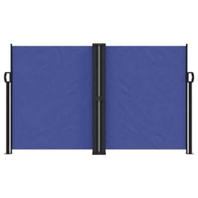VidaXL Windscherm uittrekbaar 140x1200 cm blauw