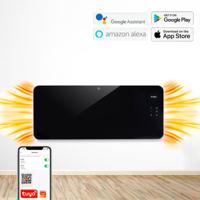 FlinQ Slimme Paneel Verwarmer Zwart - thumbnail