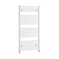 Handdoekradiator Sapho Direct Recht 75x132.2 cm 864W Wit Sapho - thumbnail