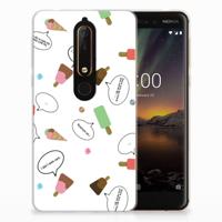 Nokia 6 (2018) Siliconen Case IJsjes - thumbnail