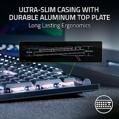 Razer DeathStalker V2 Pro toetsenbord USB + Bluetooth QWERTY Amerikaans Engels Zwart