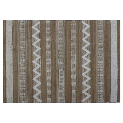 Tapijt Home ESPRIT Wit Bruin Boho 200 x 300 x 1 cm