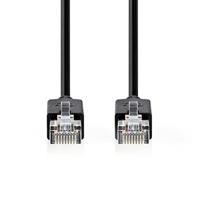 Nedis CAT5e-Kabel CAT5e-Kabel | UTP | RJ45 (8P8C) Male | RJ45 (8P8C) Male | 1.00 m | Rond | LSZH | Antraciet | Window Box 10.0 m 10.0 m - thumbnail