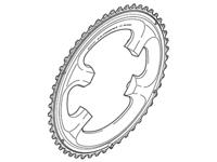 Shimano kettingblad ultegra 6800 11v 52t-mb y1p498070 - thumbnail