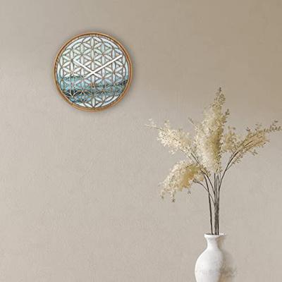 Wandklok 40 cm - Stil - Groen - Hout - "Concord"