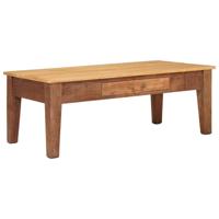 Salontafel met lade Bruin 110 x 55 x 40 cm Massief Mango Hout - thumbnail