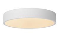 Lucide UNAR - Plafonnière - Ø 30 cm - LED 3 StepDim - 1x18W 2700K - Wit - thumbnail