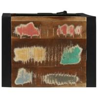 Badkamerkast Bruin 40 x 30 x 90 cm Massief gerecycled hout - thumbnail