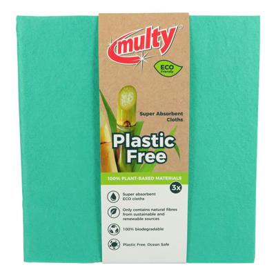Multy Viscose Doeken Eco 3 Stuks Multy Viscose Doeken Eco 3 Stuks
