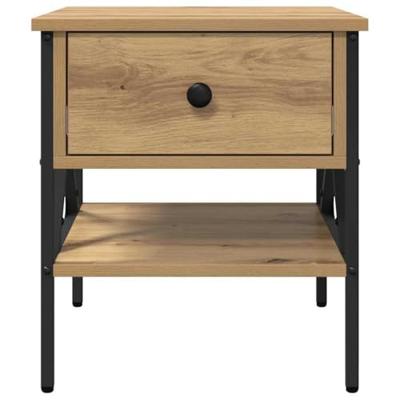 Nachtkastje 2 pcs artisanaal eikenkleurig 40 x 42 x 45 cm