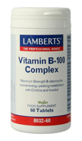 Lamberts Vitamine B-100 Complex Tabletten - thumbnail