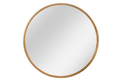 Ronde wandspiegel PORTRAIT 80cm goud IJzer Handgemaakt - 46097