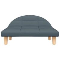 VidaXL Hondenmand 70x52x30 cm stof donkergrijs - thumbnail