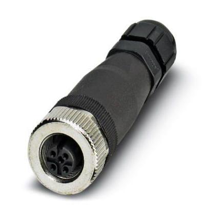 Phoenix Contact 1430381 Sensor/actuator connector, niet geassembleerd M12 Aantal polen (sensoren): 4 1 stuk(s)