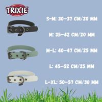 Hondenhalsband Trixie CityStyle Zwart L/XL 50-57 cm - thumbnail
