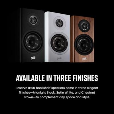 Polk: R100 Boekenplank speakers - 2 stuks - Wit Polk: R100 Boekenplank speakers - 2 stuks - Wit