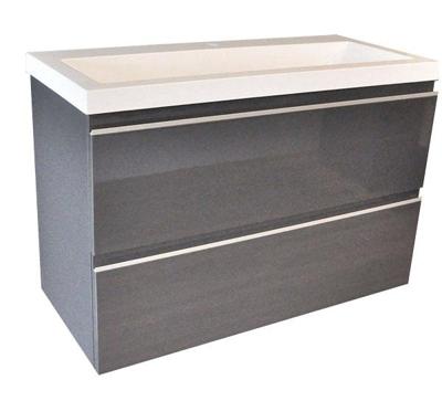 Wiesbaden onderkast 80 cmx36 cm zo.wastafel gl.grijs