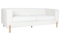 Sofa DKD Home Decor Wit Metaal 205 x 85 x 73 cm - thumbnail