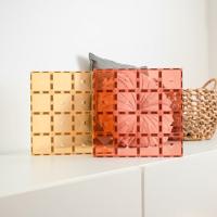 Connetix Base Plate Pastel Geel/Rood 2 stuks - thumbnail