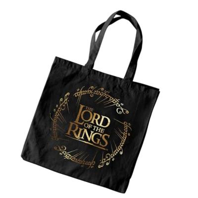 Lord of The Rings Tote Bag Gold Foil