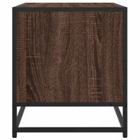 Tv-meubel 270x40x46 cm bewerkt hout bruin eikenkleurig - thumbnail