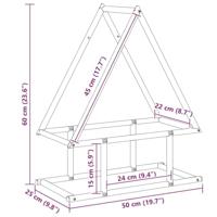Brandhoutrek 50x25x60 cm koudgewalst staal olijfgroen - thumbnail