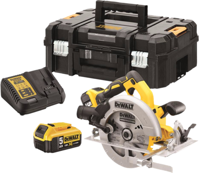DeWalt dcs570p2 accu cirkelzaag 18v 5.0ah xr li-ion in t-stak DeWalt dcs570p2 accu cirkelzaag 18v 5.0ah xr li-ion in t-stak