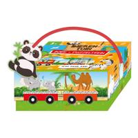 Puzzeltrein en Voorleesboek Dierentuin - thumbnail