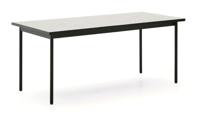 Kave Home Outdoor Eettafel 'Maurina' Cement en staal, 182 x 91cm, kleur Wit - thumbnail