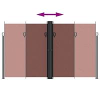 VidaXL Windscherm uittrekbaar 200x600 cm bruin - thumbnail