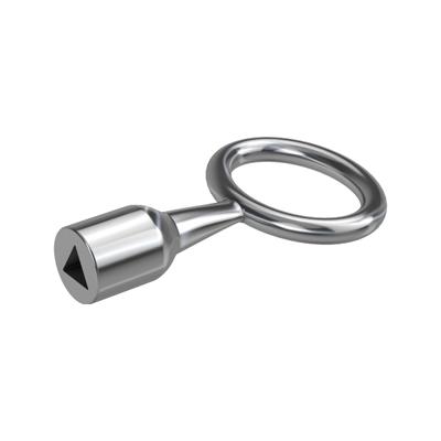 Basi 301D-10 Doornsleutel Zilver