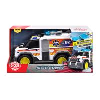 Dickie ambulance met licht en geluid - thumbnail