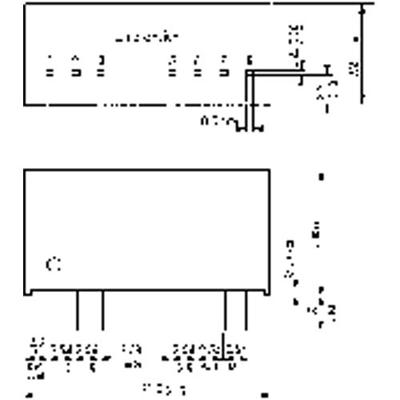 TracoPower TMR 3-1222 DC/DC-converter, print 12 V/DC 12 V/DC, -12 V/DC 125 mA 3 W Aantal uitgangen: 2 x Inhoud 1 stuk(s) TracoPower TMR 3-1222 DC/DC-converter, print 12 V/DC 12 V/DC, -12 V/DC 125 mA 3 W Aantal uitgangen: 2 x Inhoud 1 stuk(s)