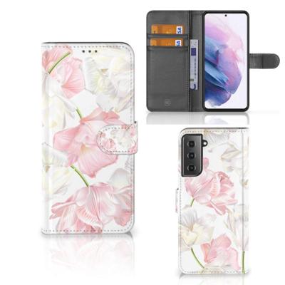 Samsung Galaxy S21 Plus Hoesje Lovely Flowers Samsung Galaxy S21 Plus Hoesje Lovely Flowers