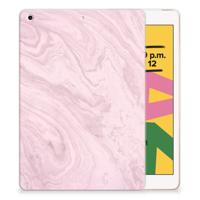 Apple iPad 10.2 | iPad 10.2 (2020) | 10.2 (2021) Tablet Back Cover Marble Pink - Origineel Cadeau Vriendin - thumbnail