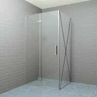 Douchedeur Boss & Wessing P&C Design 200x90 cm RVS Look Boss & Wessing - thumbnail