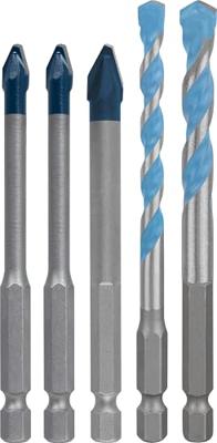 Bosch Accessoires EXPERT Tegel- en Universeelborenset HEX-9 | HardCeramic | 5-delig | 6/8mm - 2608902314