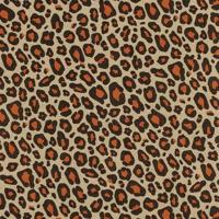 Cadeaupapier - Geschenkpapier - Leopard on brown ribbed 30 cm - thumbnail