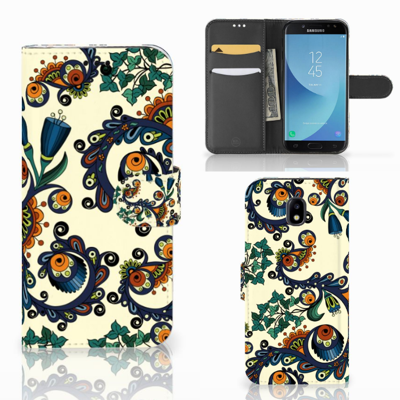 Wallet Case Samsung Galaxy J5 2017 Barok Flower Wallet Case Samsung Galaxy J5 2017 Barok Flower